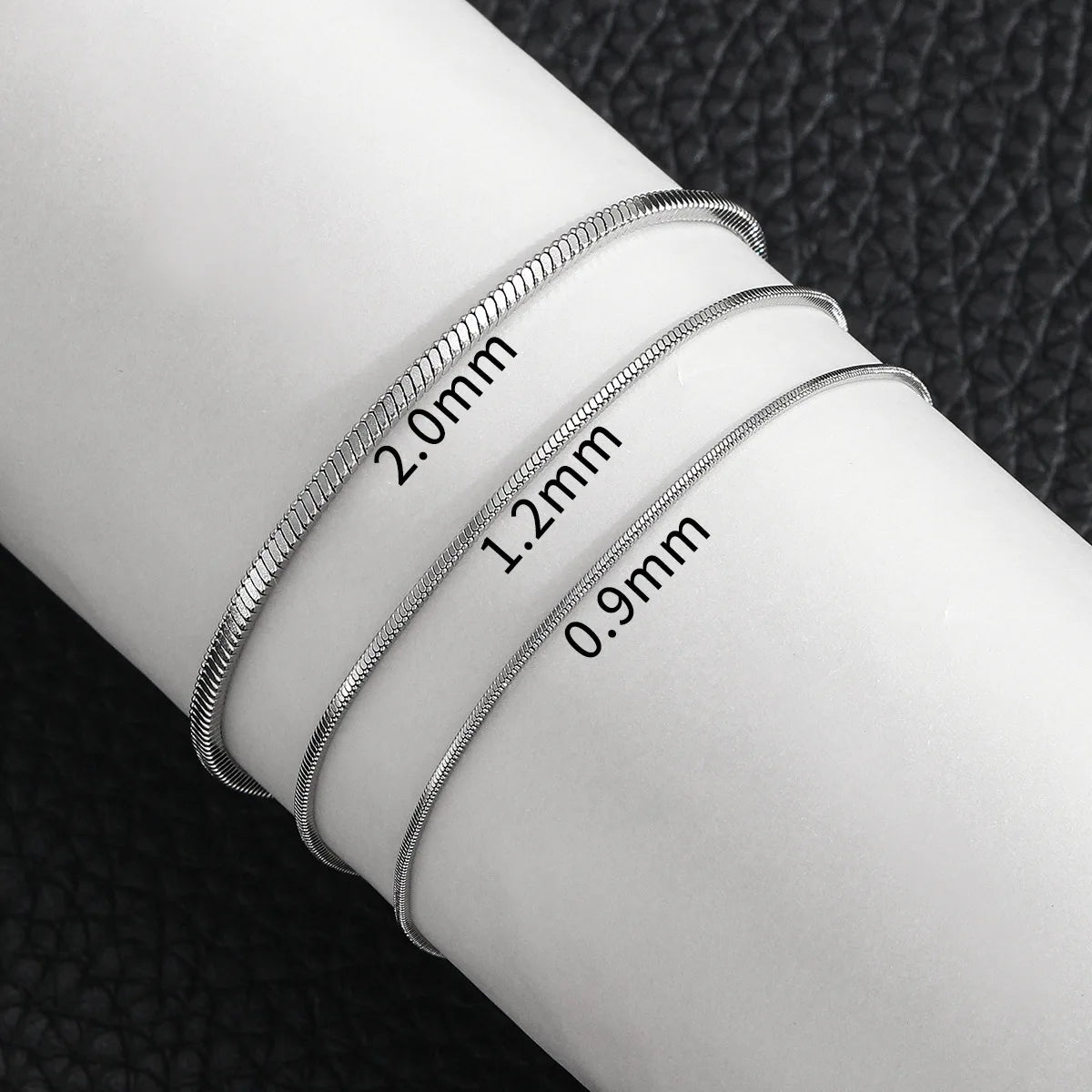 Stainless Steel Snake Bone Bracelet