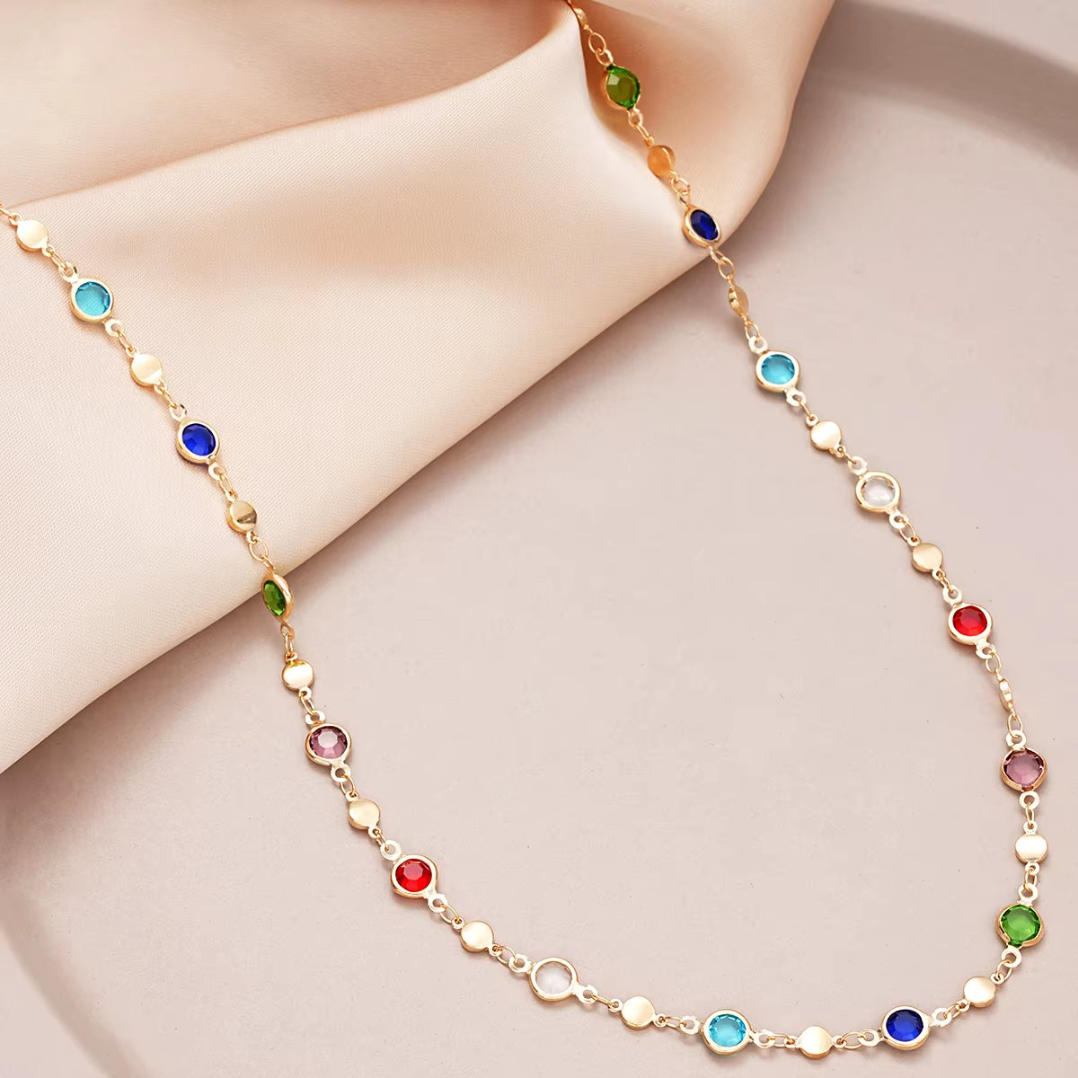 Bohemian Colorful Y-Shaped Necklace