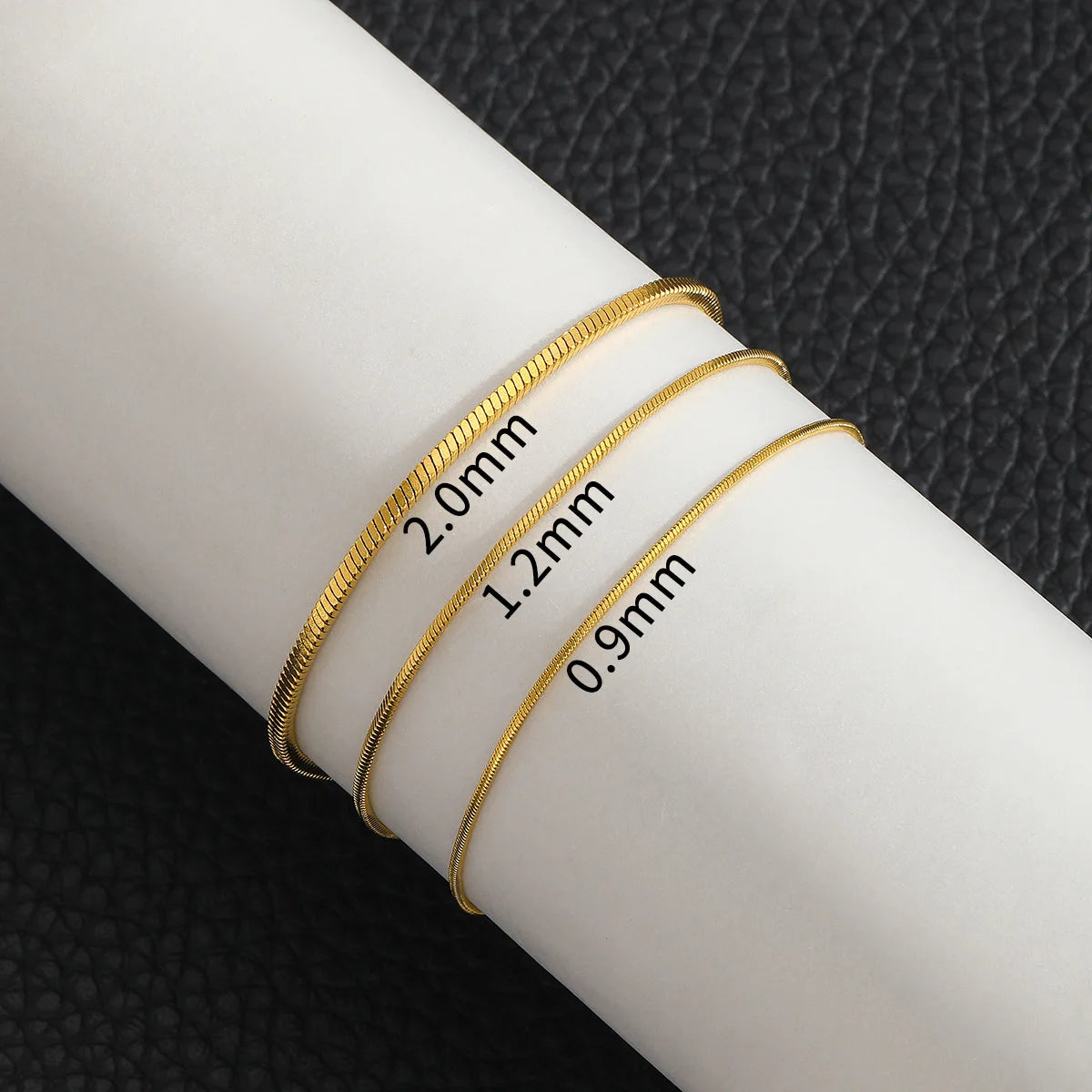 Stainless Steel Snake Bone Bracelet
