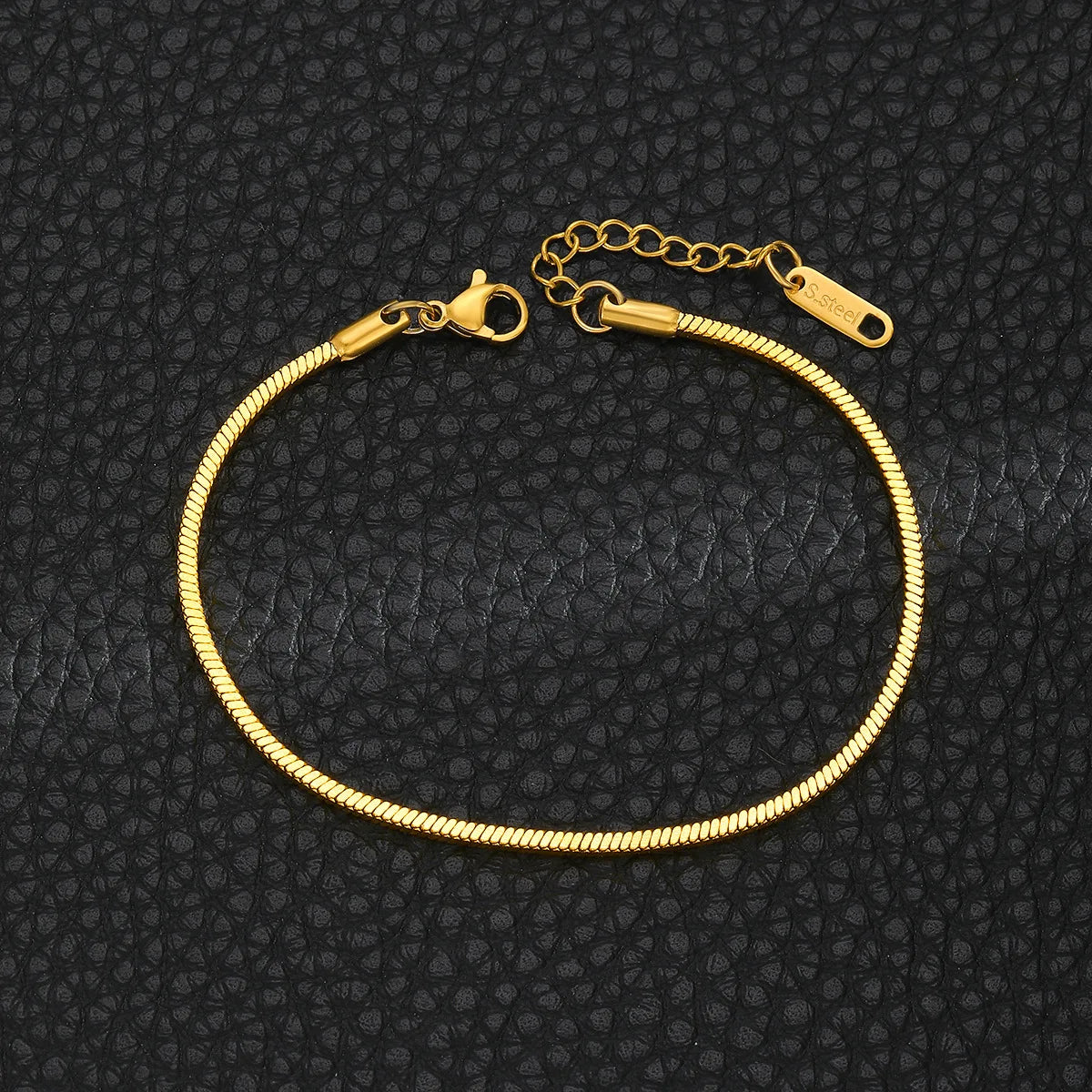 Stainless Steel Snake Bone Bracelet