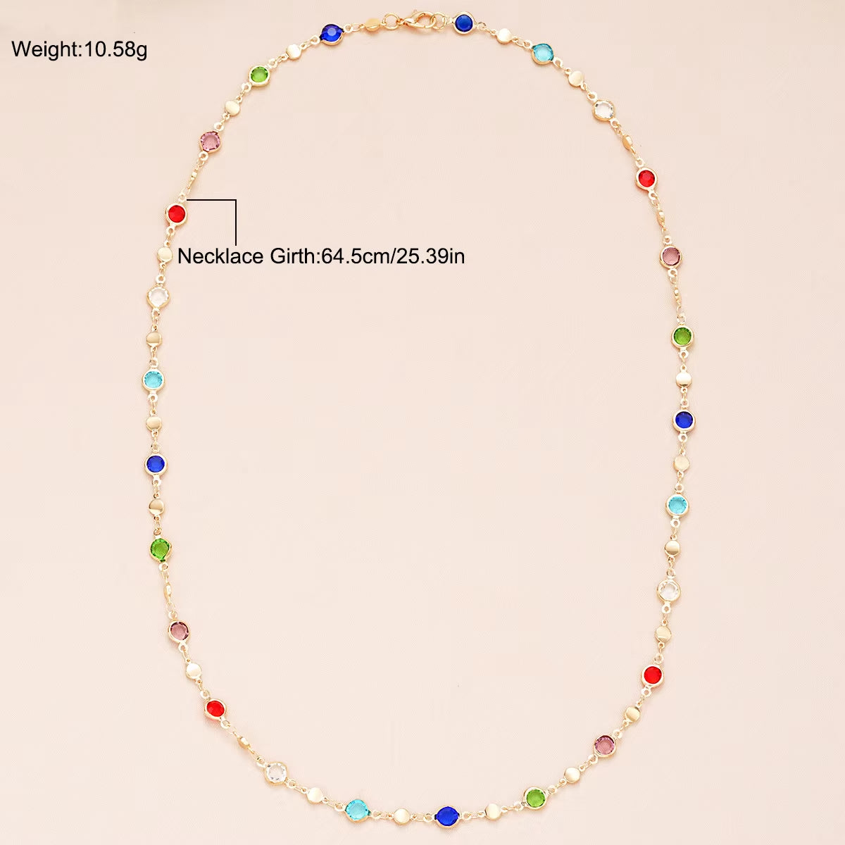 Bohemian Colorful Y-Shaped Necklace
